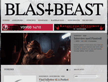 Tablet Screenshot of blastbeast.dk